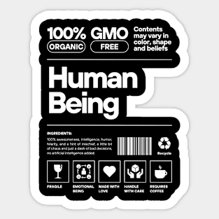 Human Being Sticker